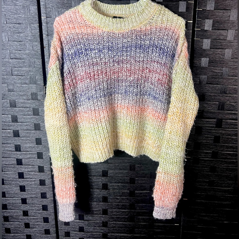 Multi Colored Cozy Sweater - small